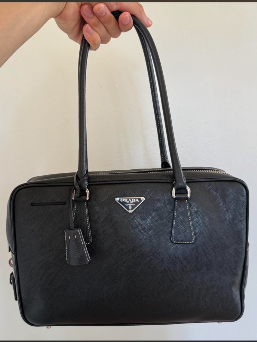 Prada Black Bauletto Bag